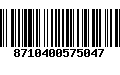 Código de Barras 8710400575047