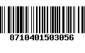 Código de Barras 8710401503056