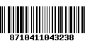 Código de Barras 8710411043238