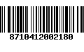 Código de Barras 8710412002180