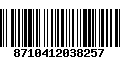 Código de Barras 8710412038257