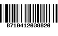 Código de Barras 8710412038820