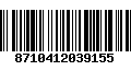 Código de Barras 8710412039155