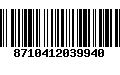 Código de Barras 8710412039940