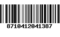 Código de Barras 8710412041387