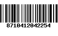 Código de Barras 8710412042254