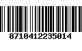 Código de Barras 8710412235014