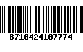 Código de Barras 8710424107774