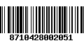 Código de Barras 8710428002051