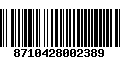 Código de Barras 8710428002389