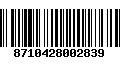 Código de Barras 8710428002839