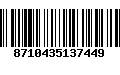 Código de Barras 8710435137449