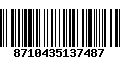 Código de Barras 8710435137487