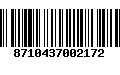 Código de Barras 8710437002172