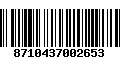 Código de Barras 8710437002653