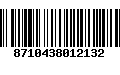 Código de Barras 8710438012132