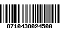 Código de Barras 8710438024500