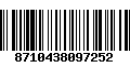 Código de Barras 8710438097252