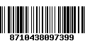 Código de Barras 8710438097399