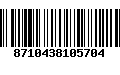 Código de Barras 8710438105704