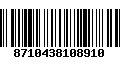 Código de Barras 8710438108910