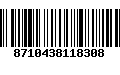 Código de Barras 8710438118308