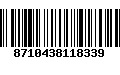 Código de Barras 8710438118339