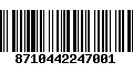 Código de Barras 8710442247001