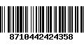 Código de Barras 8710442424358