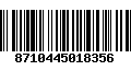 Código de Barras 8710445018356