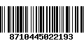 Código de Barras 8710445022193