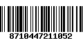 Código de Barras 8710447211052