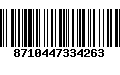 Código de Barras 8710447334263