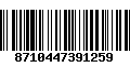 Código de Barras 8710447391259