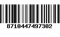 Código de Barras 8710447497302