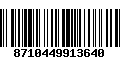 Código de Barras 8710449913640