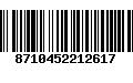 Código de Barras 8710452212617