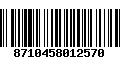 Código de Barras 8710458012570