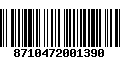 Código de Barras 8710472001390