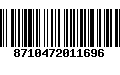 Código de Barras 8710472011696