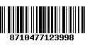 Código de Barras 8710477123998