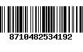 Código de Barras 8710482534192