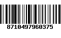 Código de Barras 8710497960375