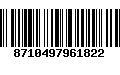 Código de Barras 8710497961822