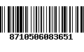 Código de Barras 8710506083651