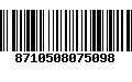 Código de Barras 8710508075098