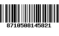 Código de Barras 8710508145821