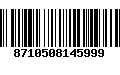 Código de Barras 8710508145999