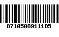 Código de Barras 8710508911105