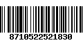 Código de Barras 8710522521830